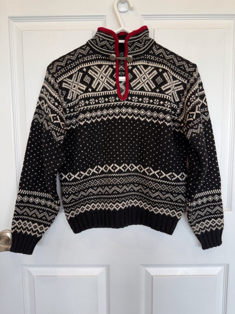 J. Crew wool Fairisle Nordic Sweater classic ski